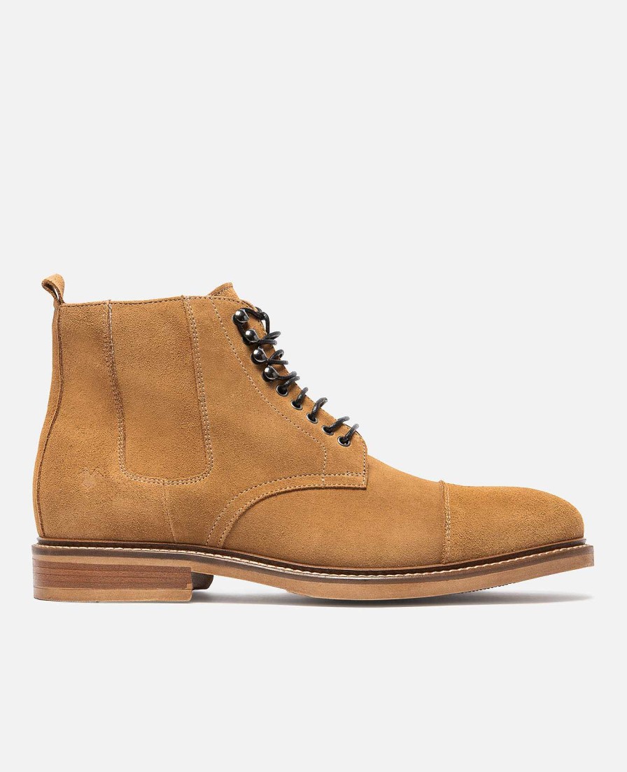 KOST Men'S Brown Suede Boots Clearance