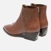 KOST Women'S Brown Leather Chelsea Boots Wholesale