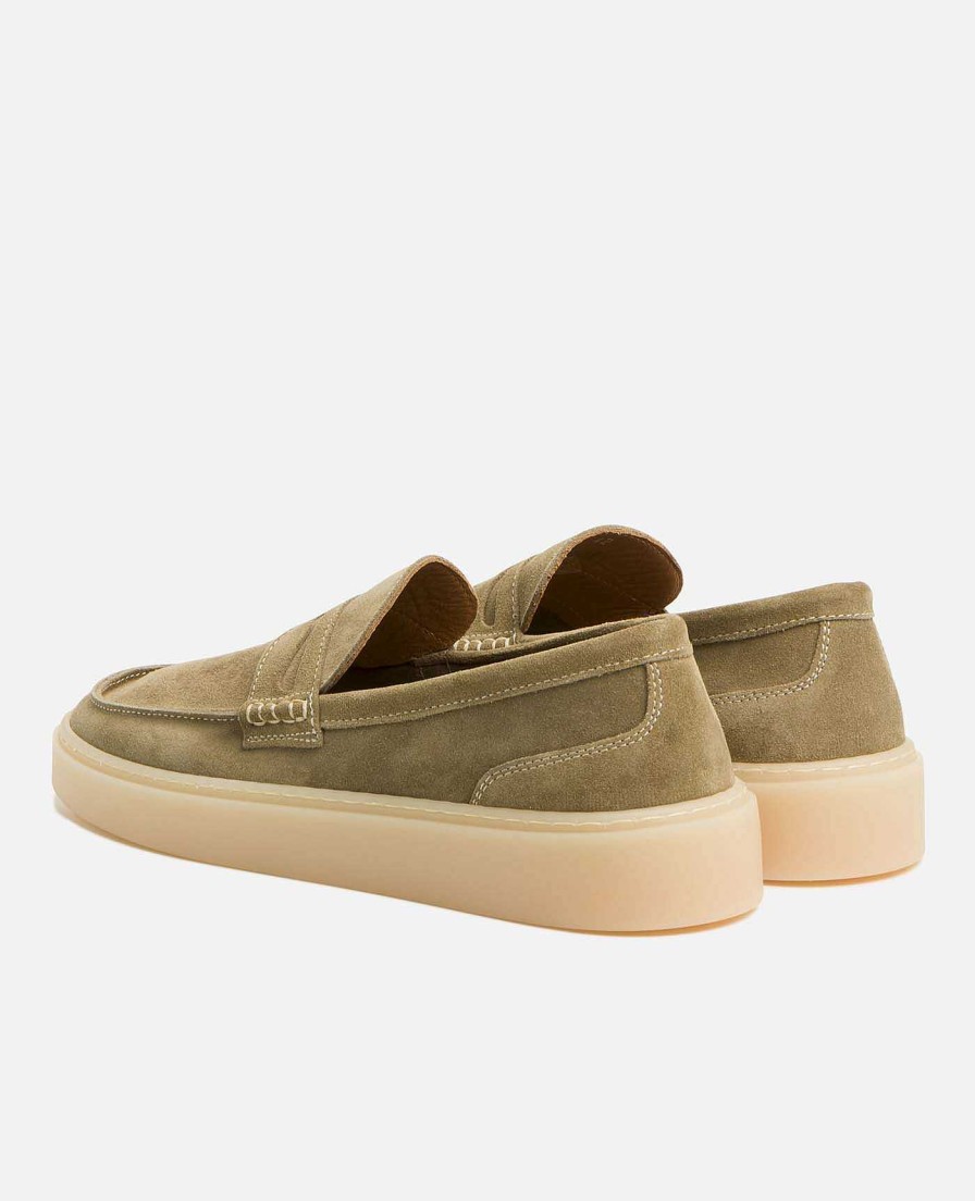 KOST Men'S Suede Sand Loafers Wholesale