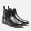 KOST Men'S Black Leather Chelsea Boots Hot