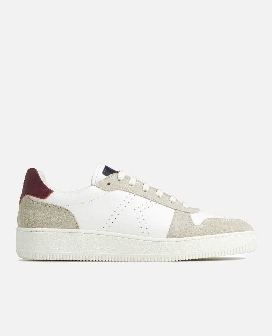 KOST Men'S White Leather Sneakers Online