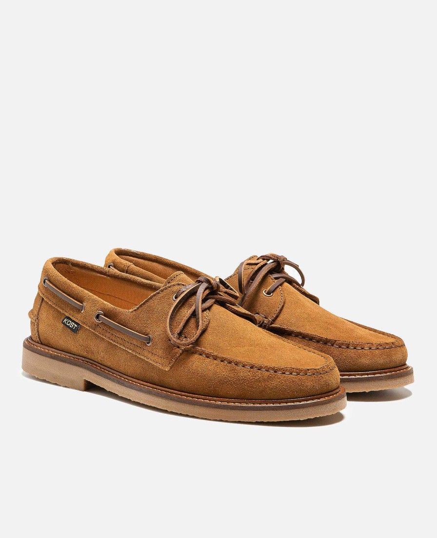 KOST Men'S Brown Suede Boat Shoe Online