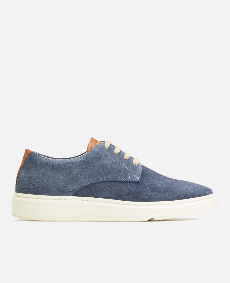 KOST Navy Blue Suede Sneakers For Men Best