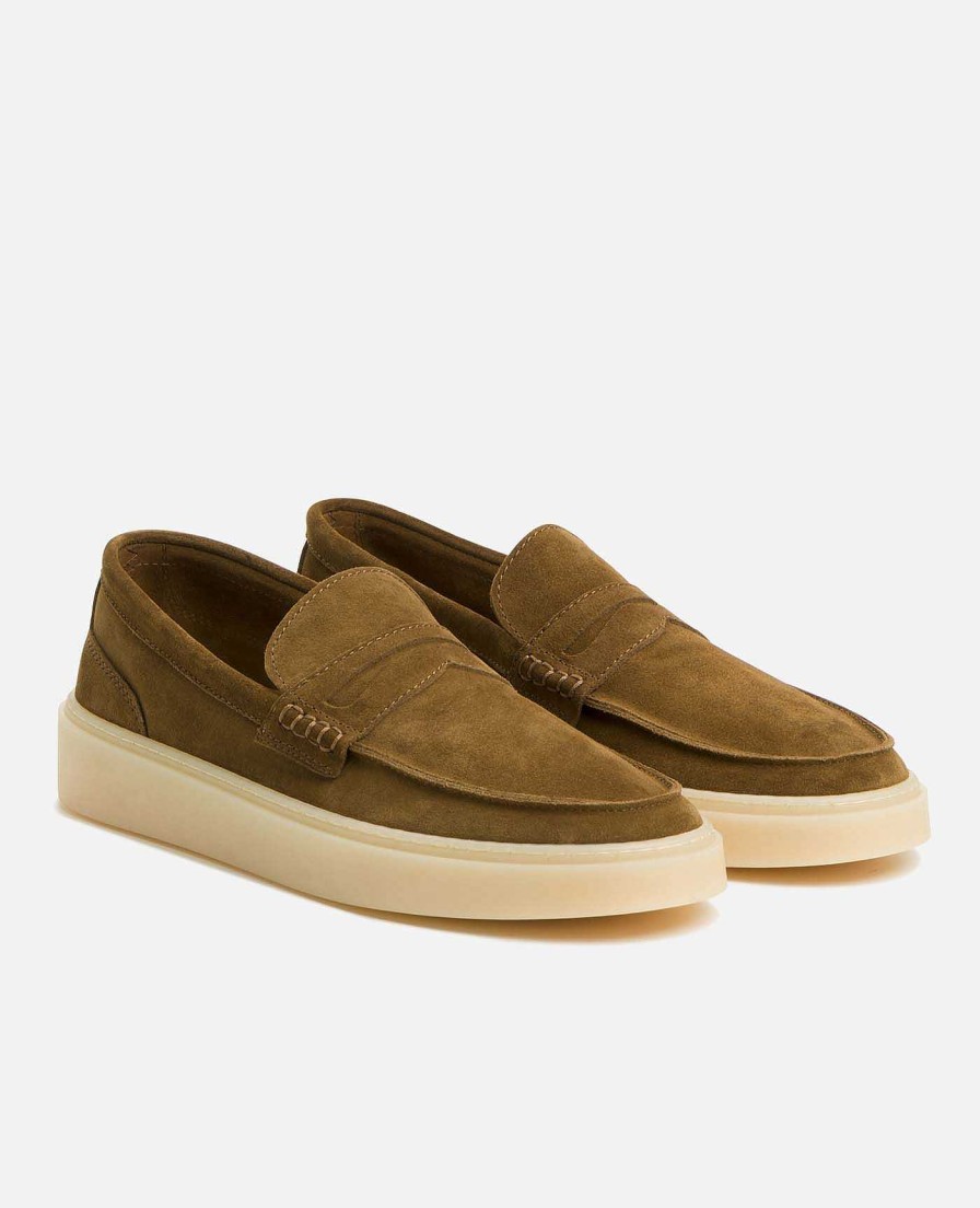 KOST Men'S Suede Tobacco Loafers Best