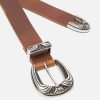 KOST Belt Made In Vegetable Tanned Leather From France Wholesale