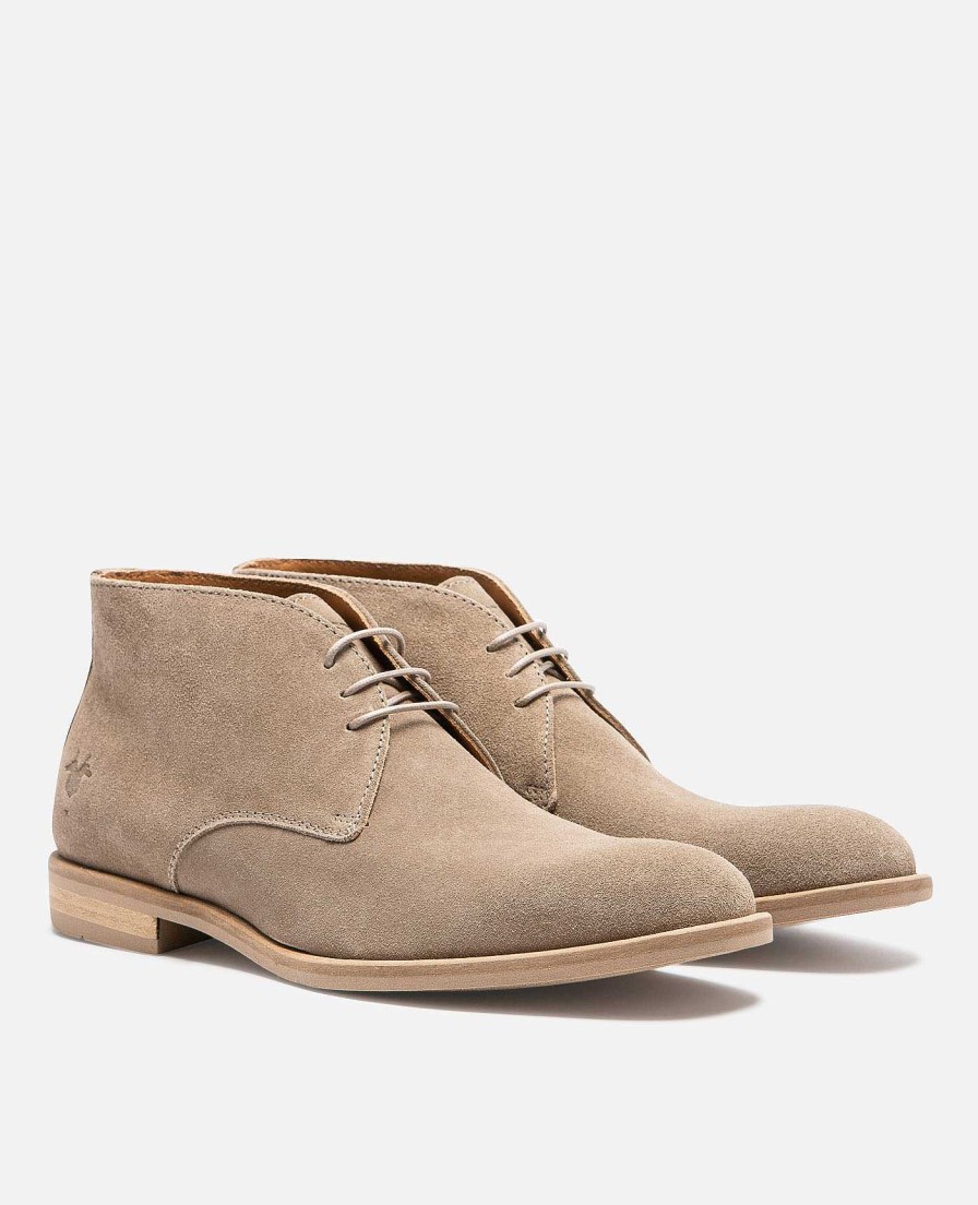 KOST Men'S Taupe Suede Chukka Boots New