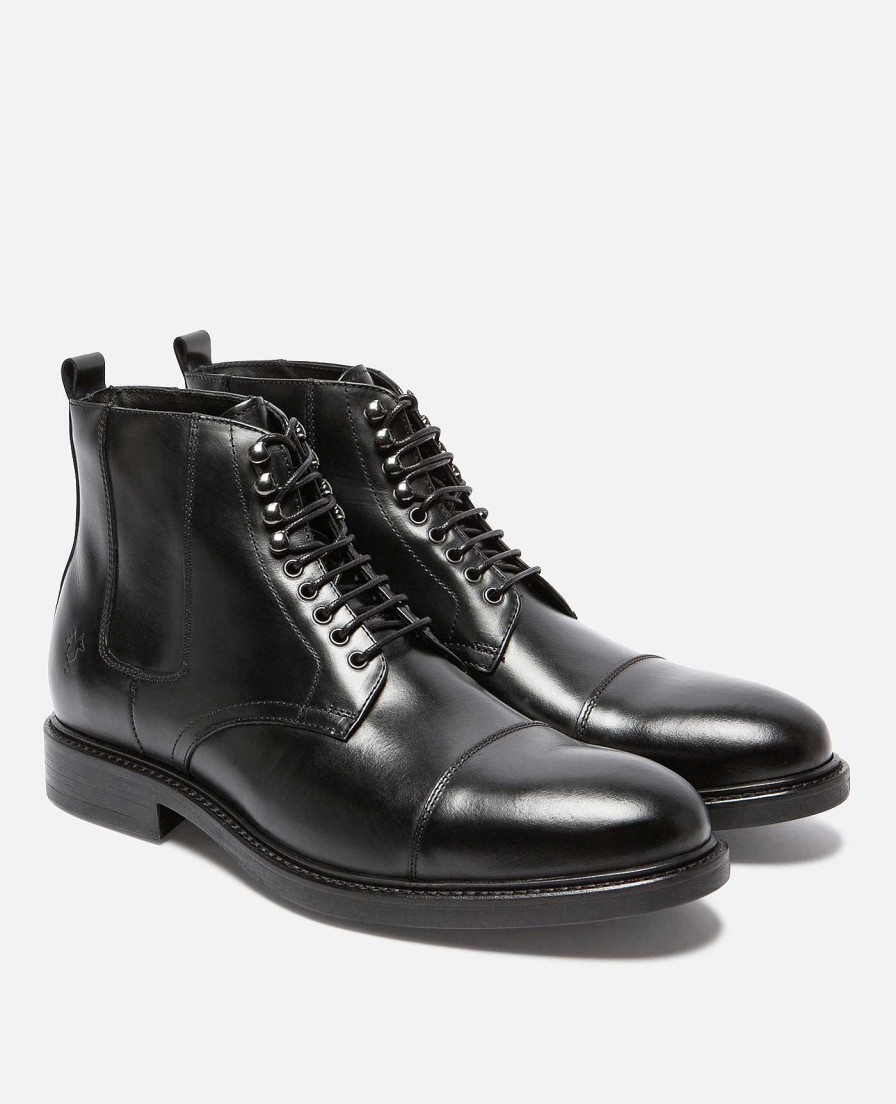 KOST Men'S Black Leather Boots Online