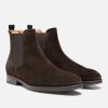 KOST Men'S Brown Suede Chelsea Boots Hot