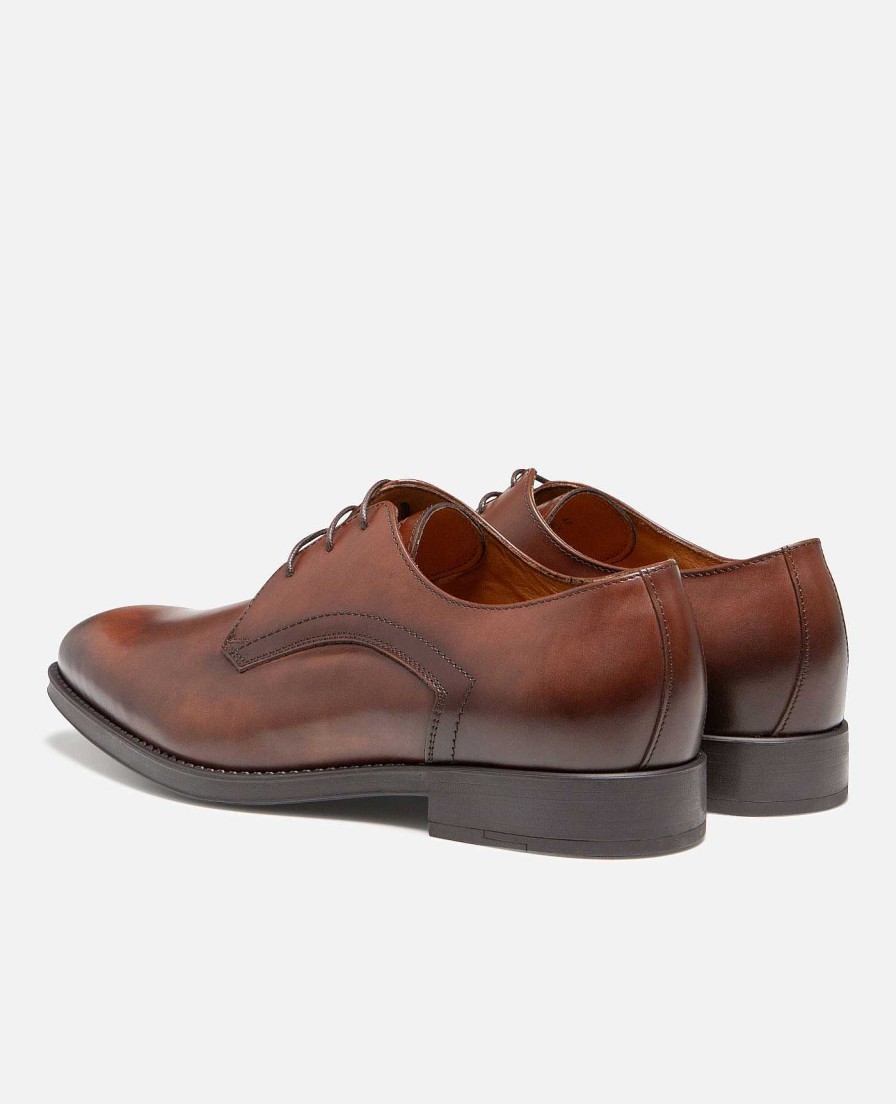 KOST Men'S Brown Leather Derby Shoes Online