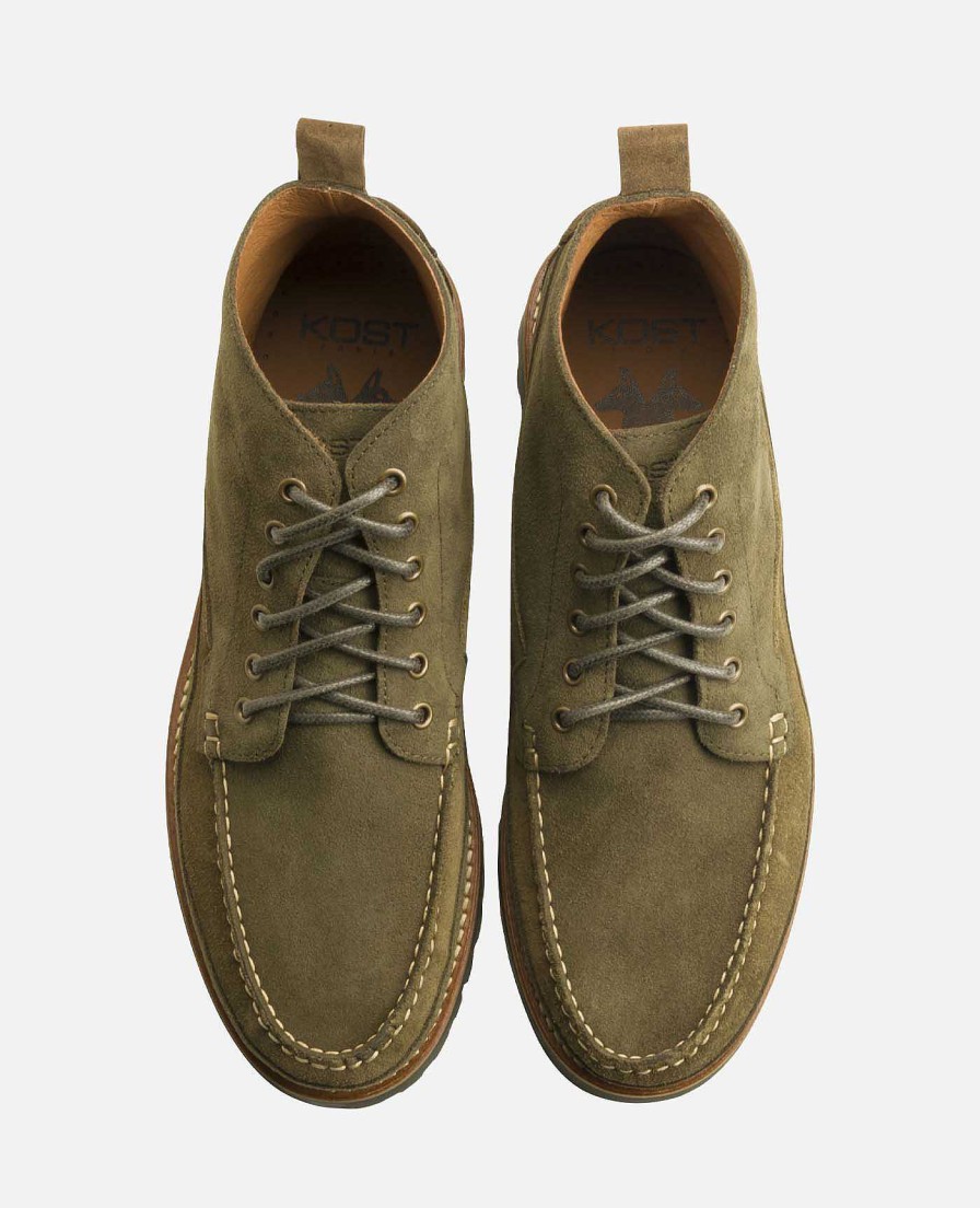 KOST Men'S Green Suede Chukka Boots Best