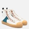 KOST Women'S Off-White Oeko-Tex Canvas Sneakers Clearance