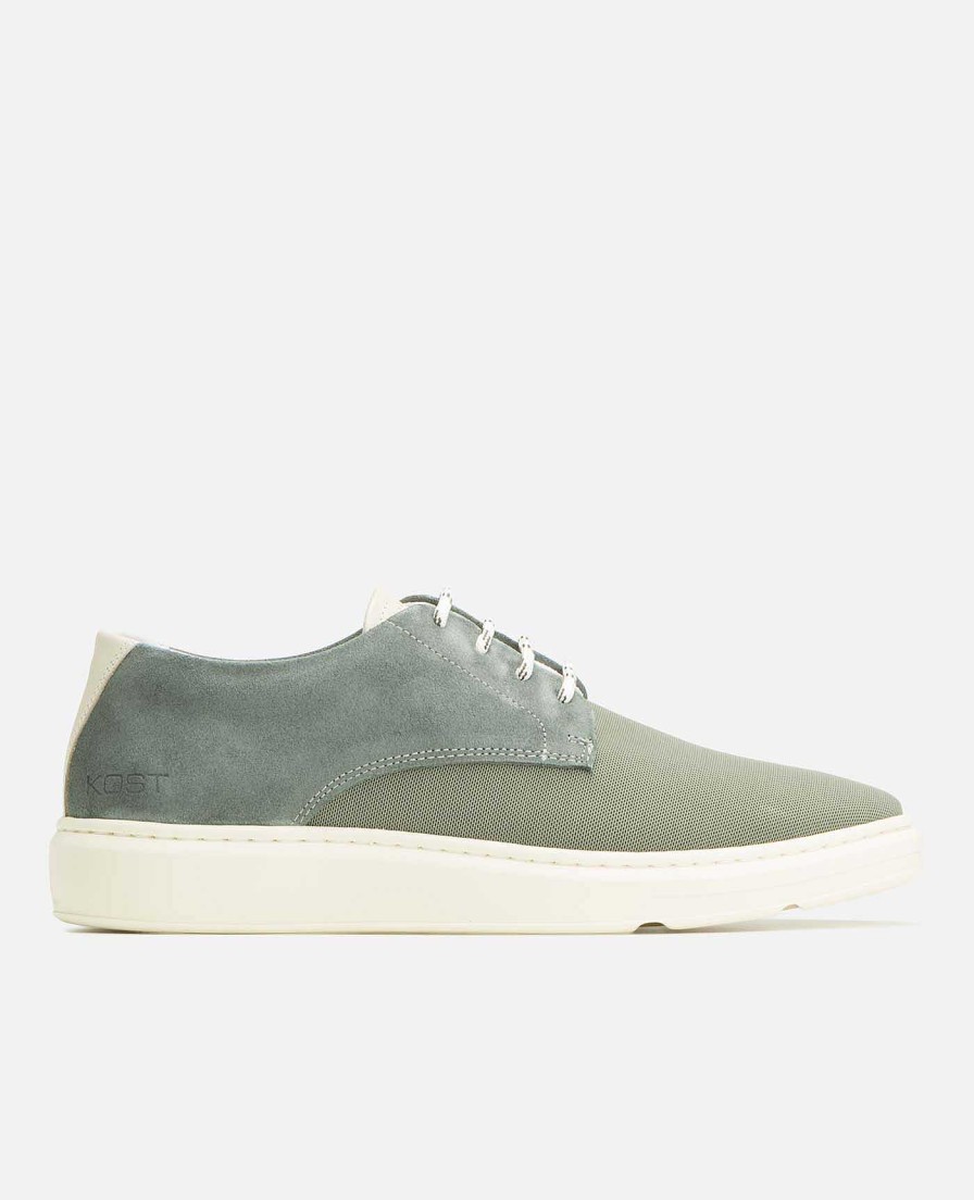 KOST Men'S Suede Khaki Sneakers Clearance